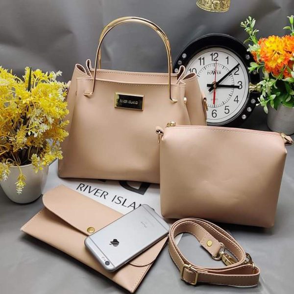 Skin 3 Pcs Ladies Hand Bags Brands Empires